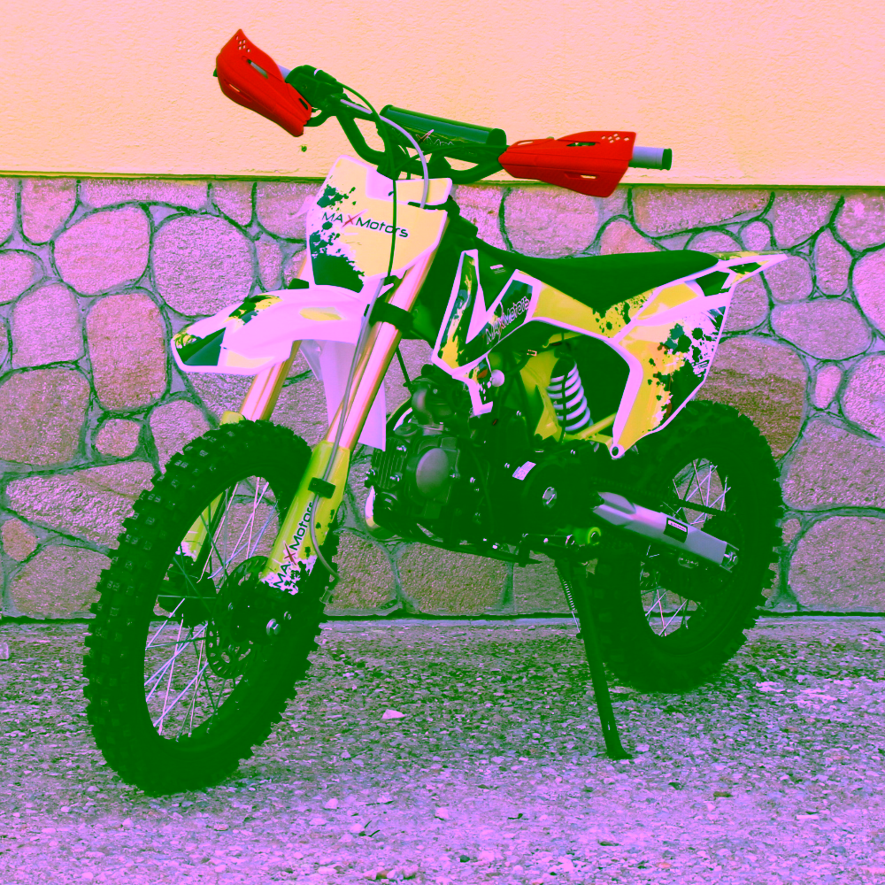 БЕНЗИНОВ КРОСОВ МОТОР 125 КУБИКА MAXMOTORS